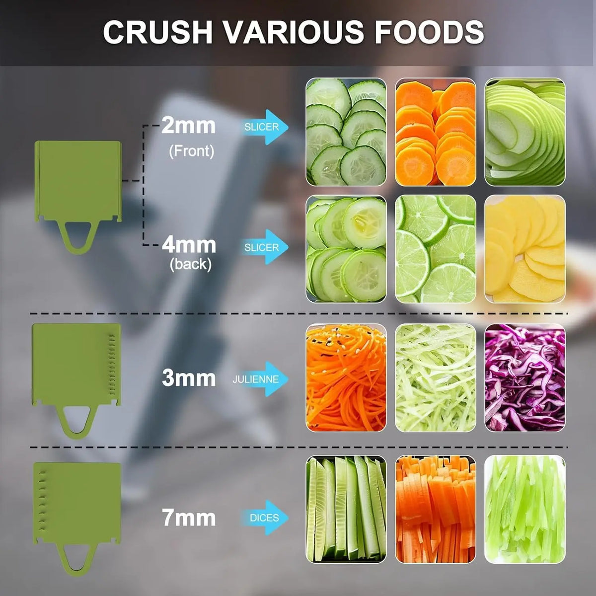 Safety Mandoline Vegetable Slicer/Container