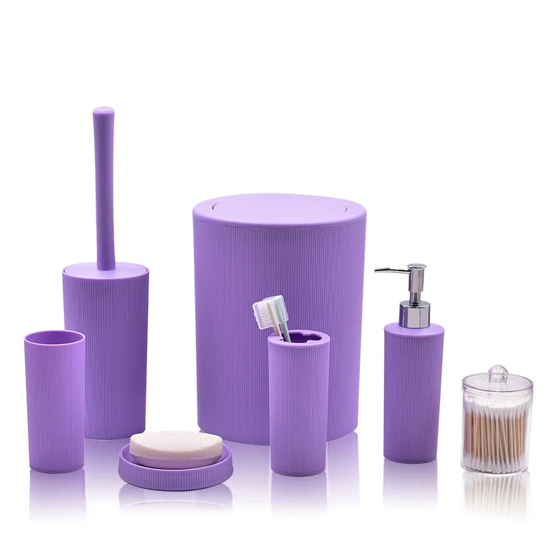 7pc. Bathroom Toiletry Set