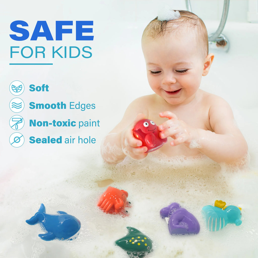 8PCS Bath Toys for Kids All Ages.