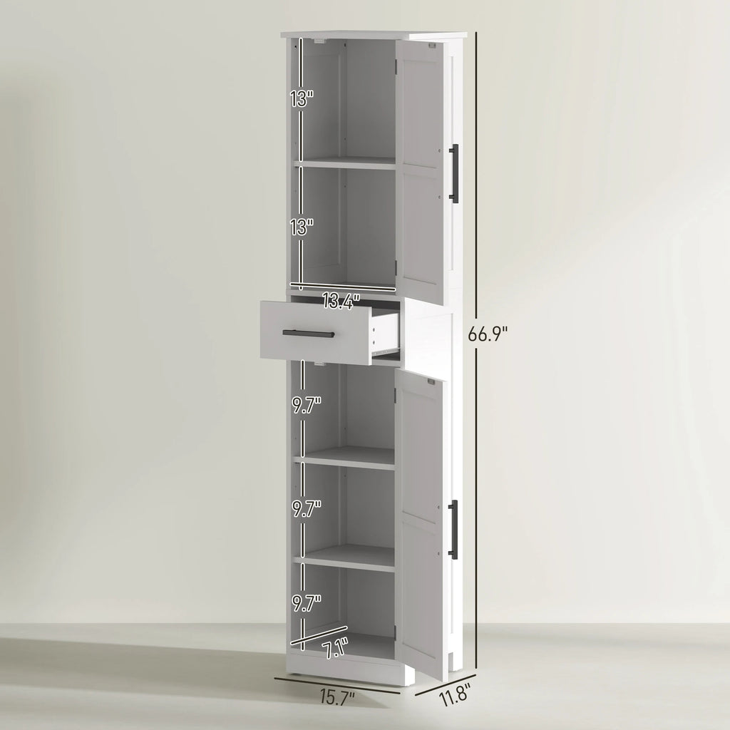 63" Bath Cabinet with Drawer