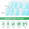 Queen Size Memory Foam Mattress Topper