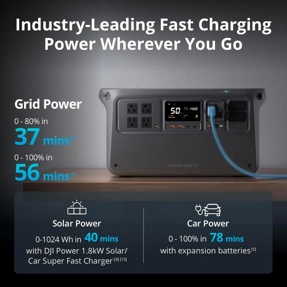 1000 V2 Portable Power Station