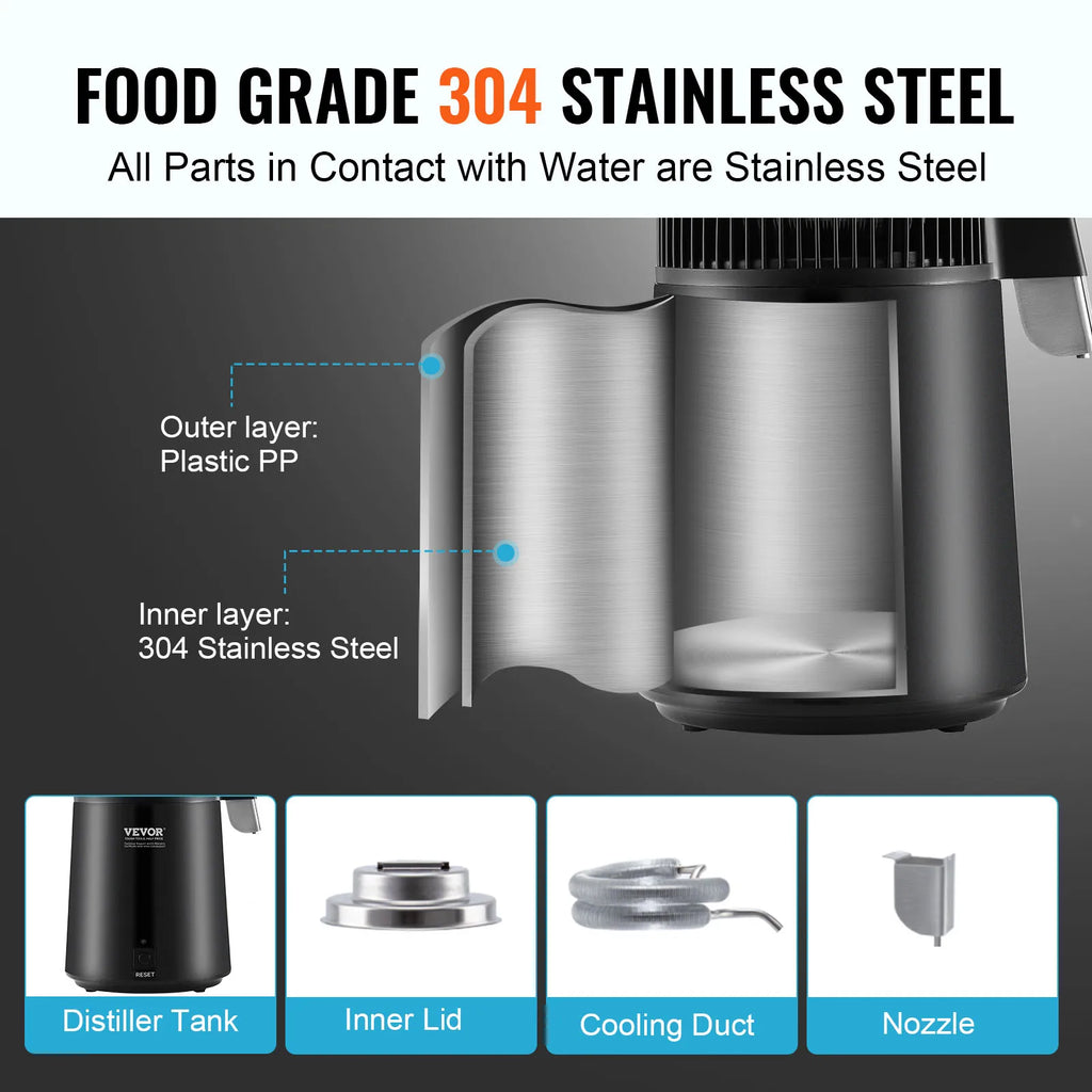 Water Purifier Filter Countertop 4L/1.05gal