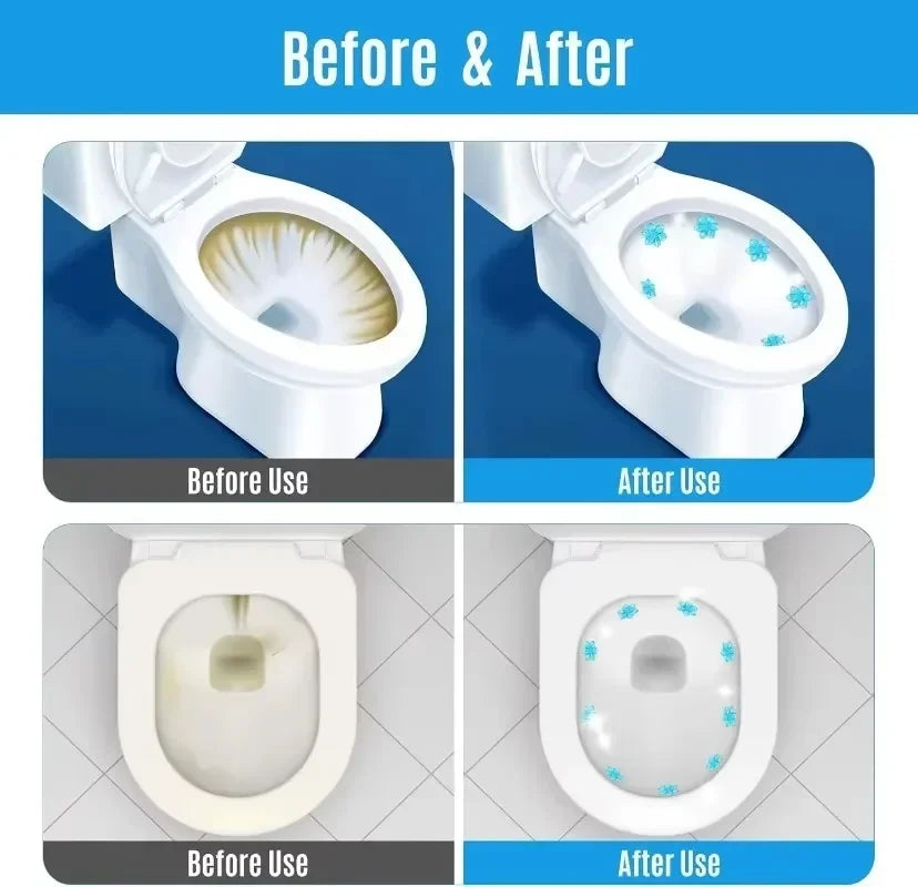 10/1pcs Flower Toilet Cleaner Gel