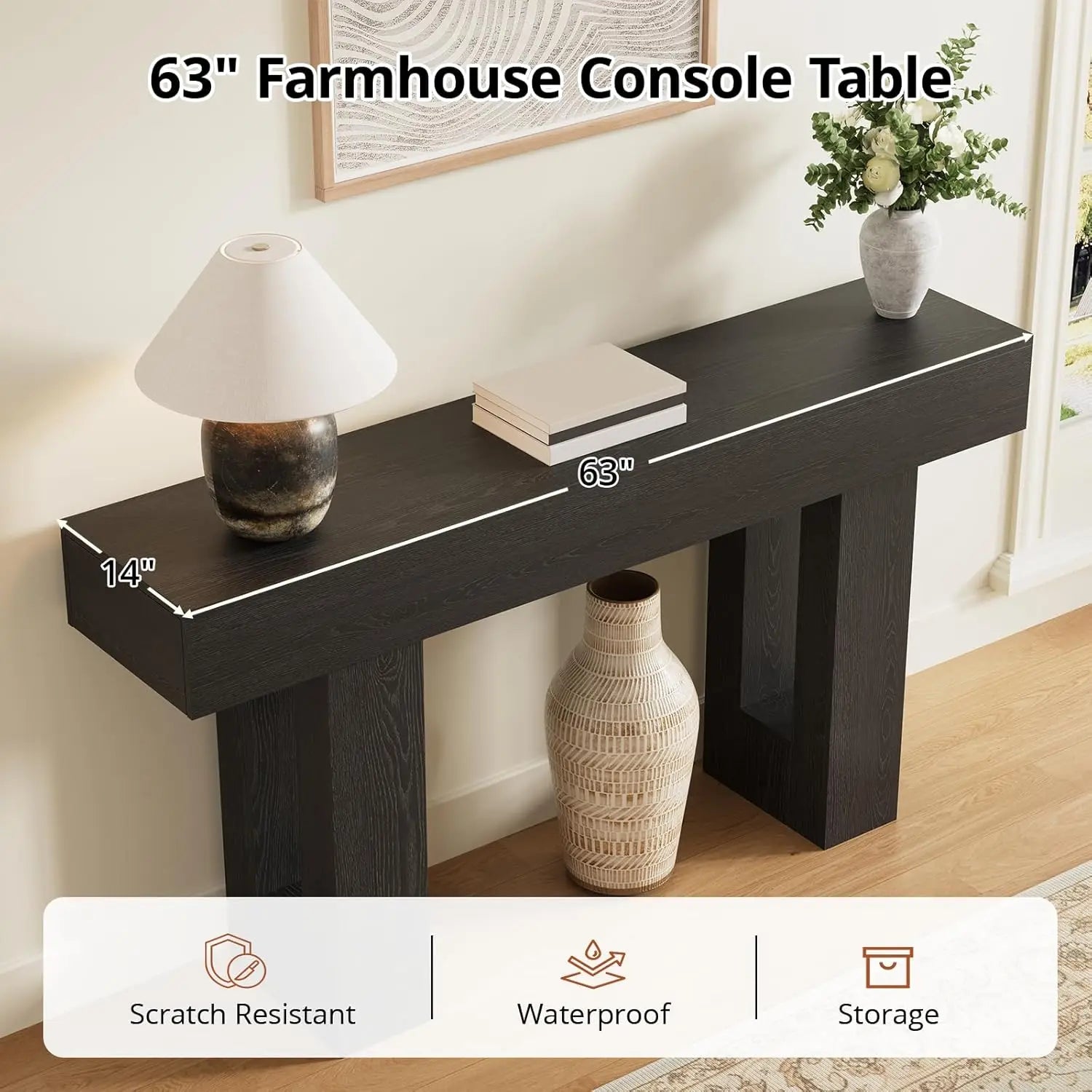 Console Table with Drawers