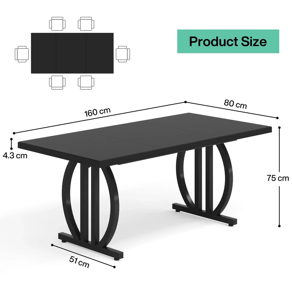 63-Inch Large Dinning Table