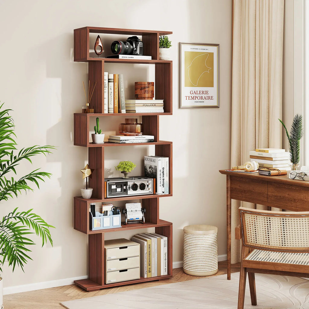 6-tier Storage Bookshelf