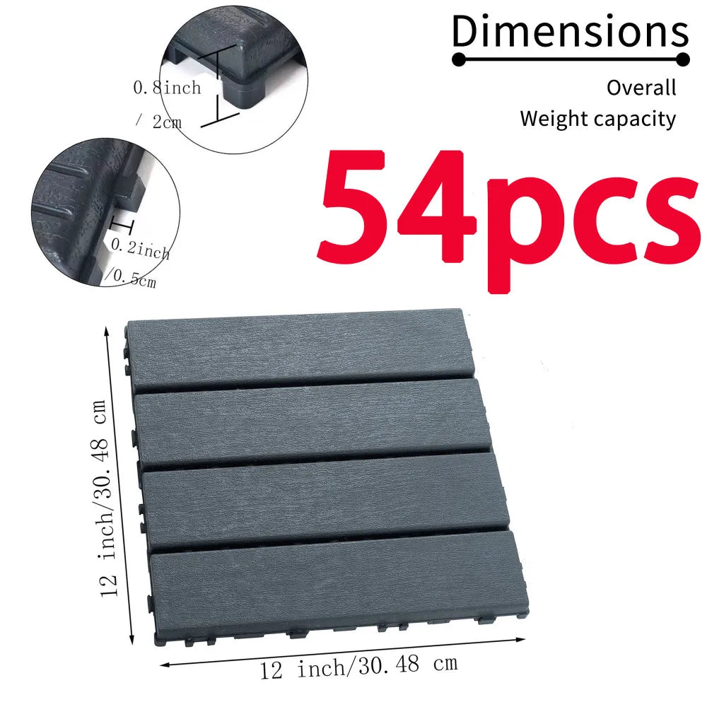 Interlocking Waterproof Decking Tiles