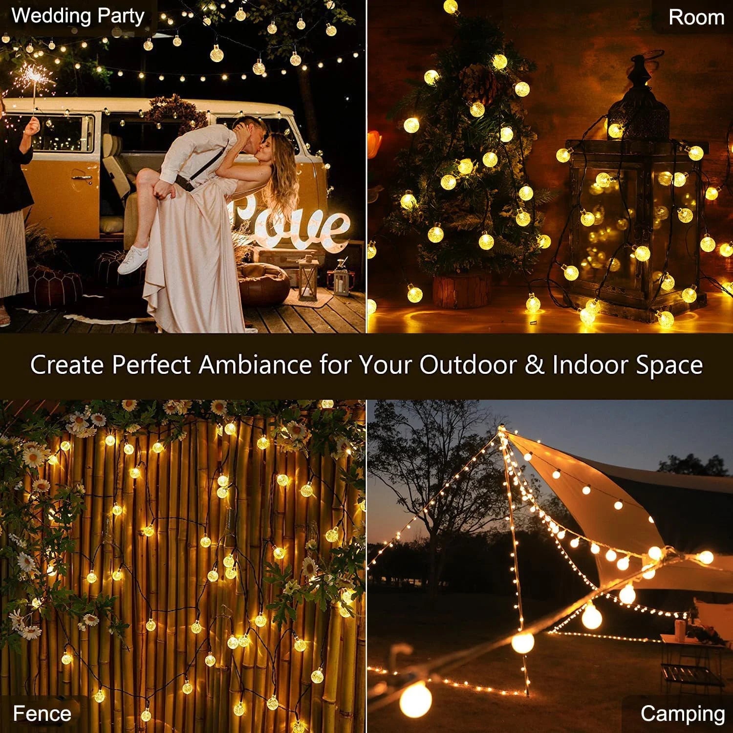 39FT. 100 LED Solar String Light
