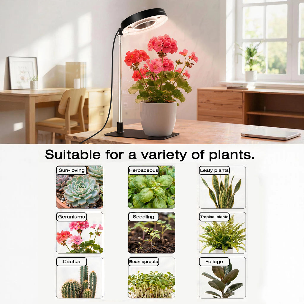 Full Spectrum Plant LED Grow Light with Magnetic Head