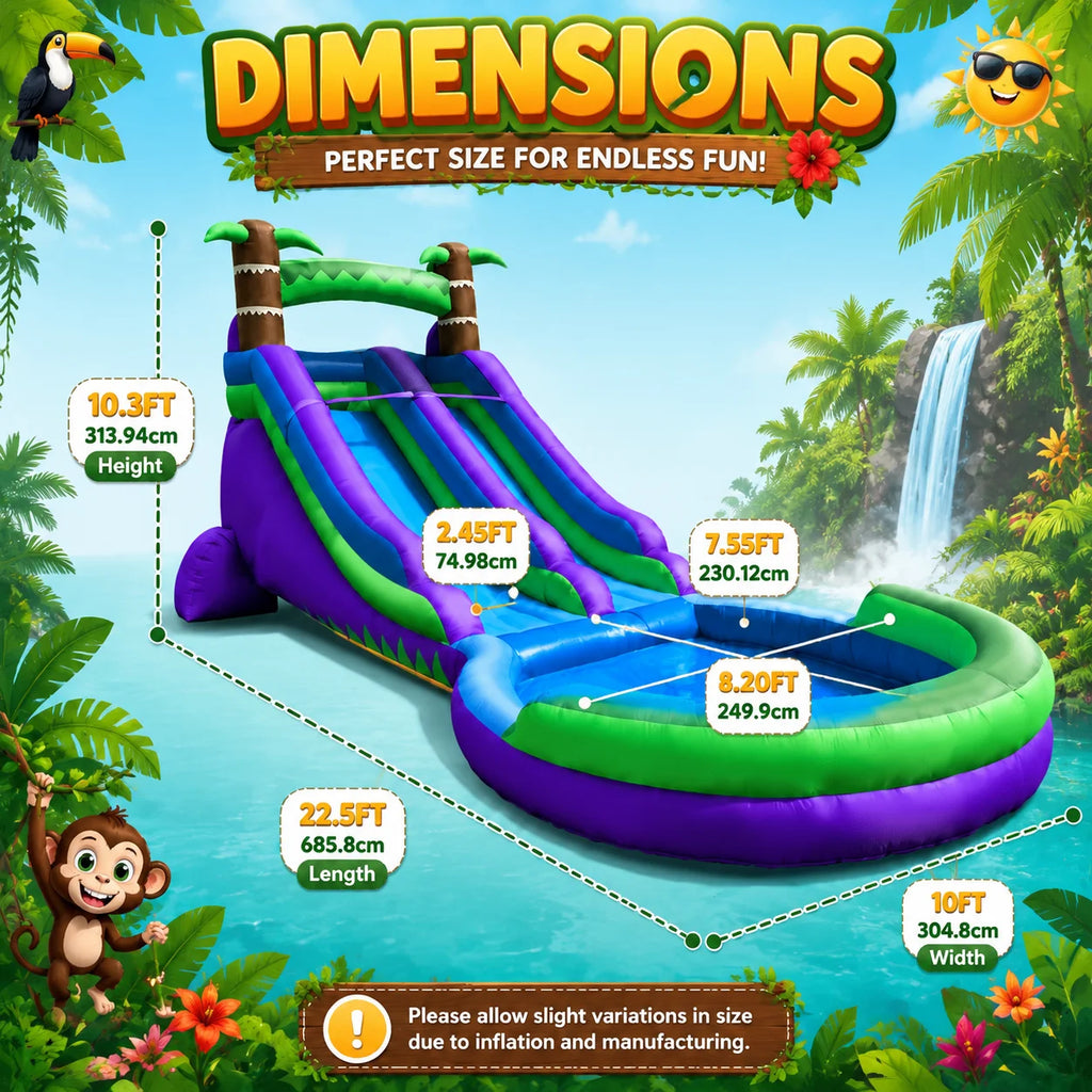 Tropical Rainforest Water Slide