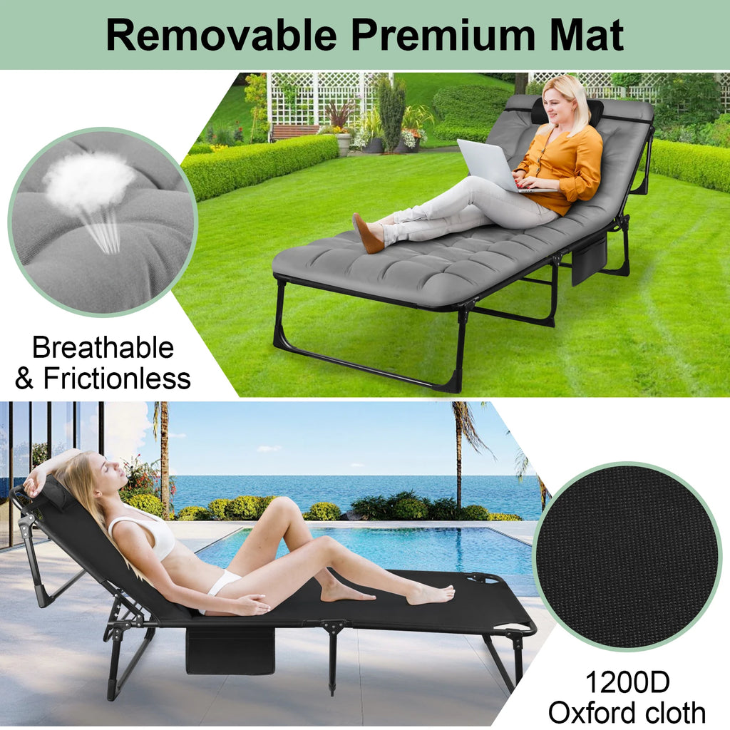 Reclining Outdoor Sleeping Bed