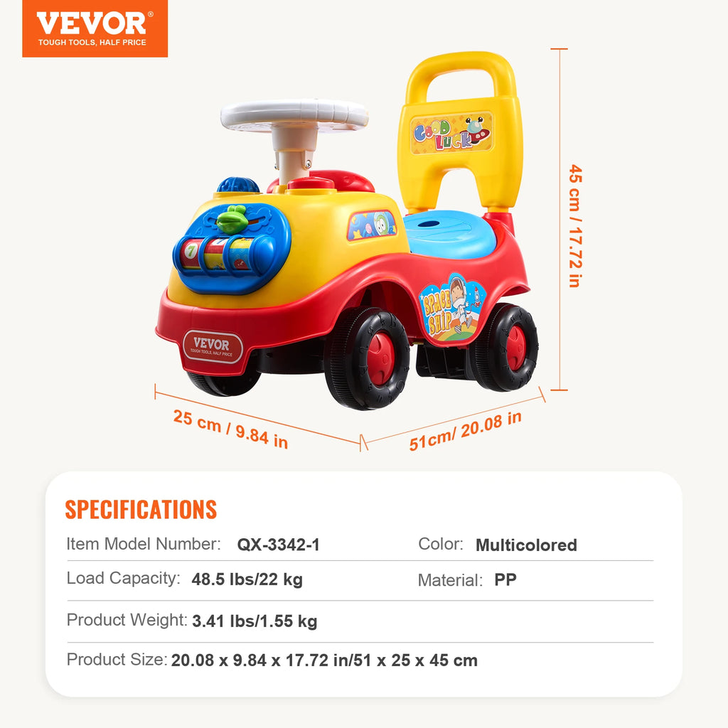 Toddler Ride On Push Car