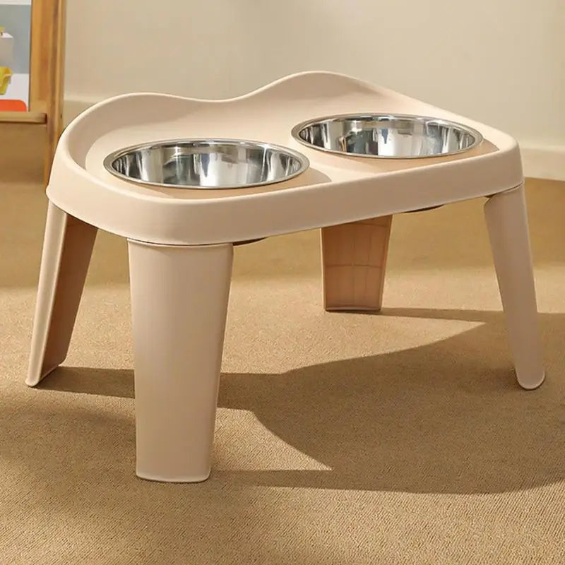 Elevated Dog Feeder Dogs Bowls foldable Raised Stand