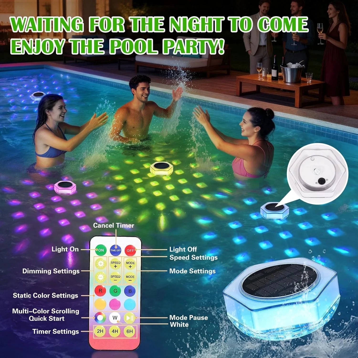 Solar Floating Pool Lights