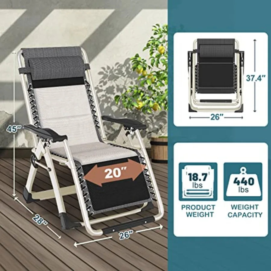 Padded Zero Gravity Chair