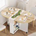 Folding Dining Table With Wine Rack