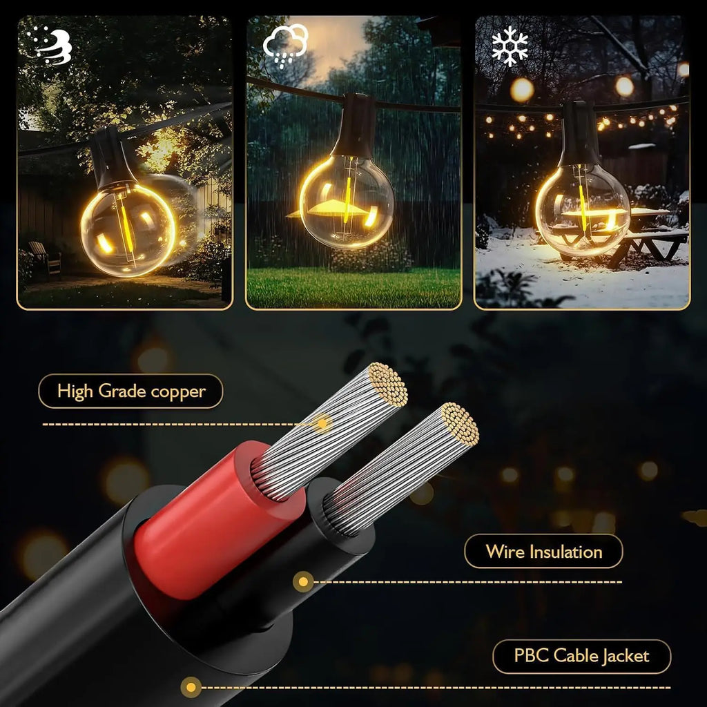 LED Globe String Lights