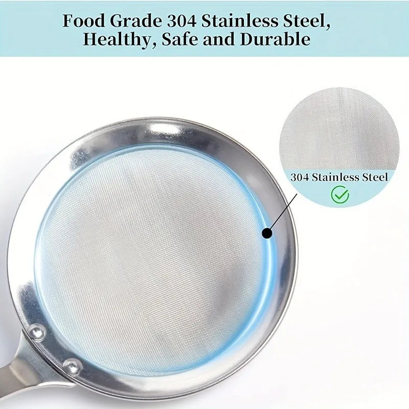 Fine Mesh Strainer Oil, Grease, Foam Removal