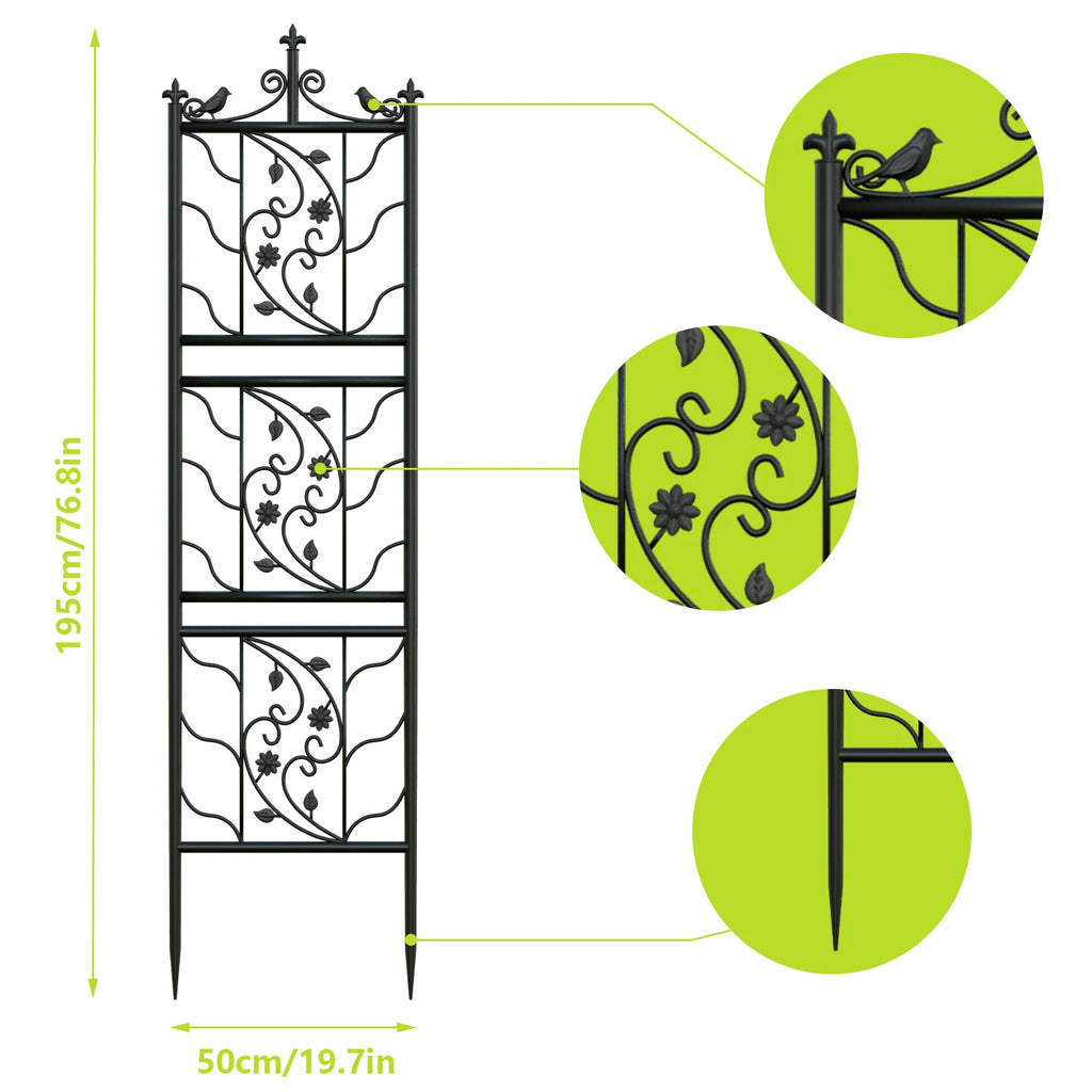 Thick Metal Garden Trellis