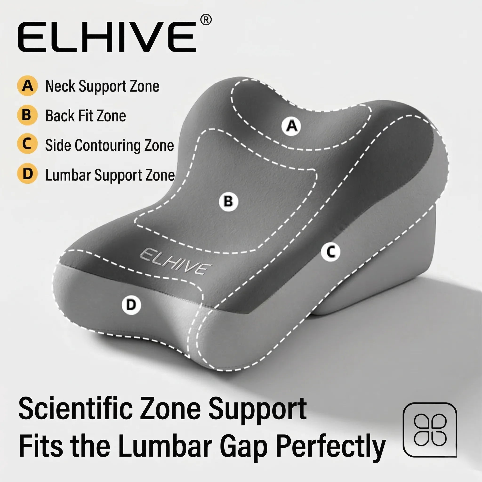 Adjustable Bed Wedge Pillow