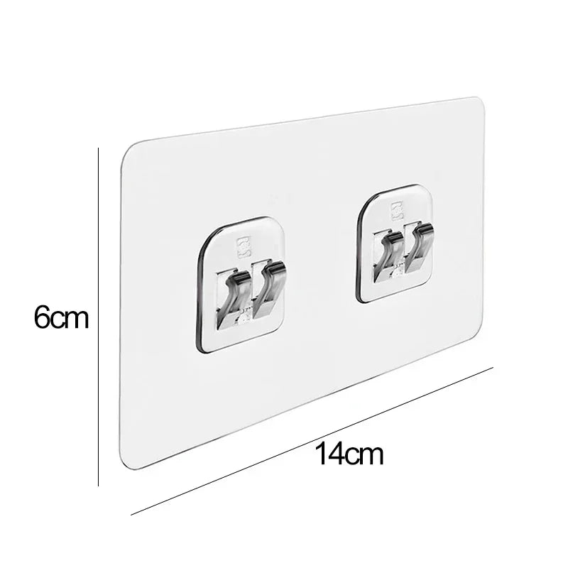 Adhesive Hooks Bathroom/Kitchen Claw Buckle Hanger