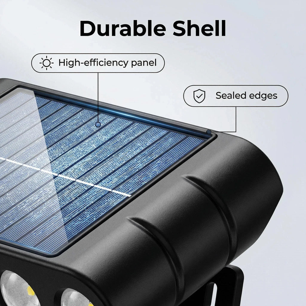 Solar Powered Outdoor Security Lamp