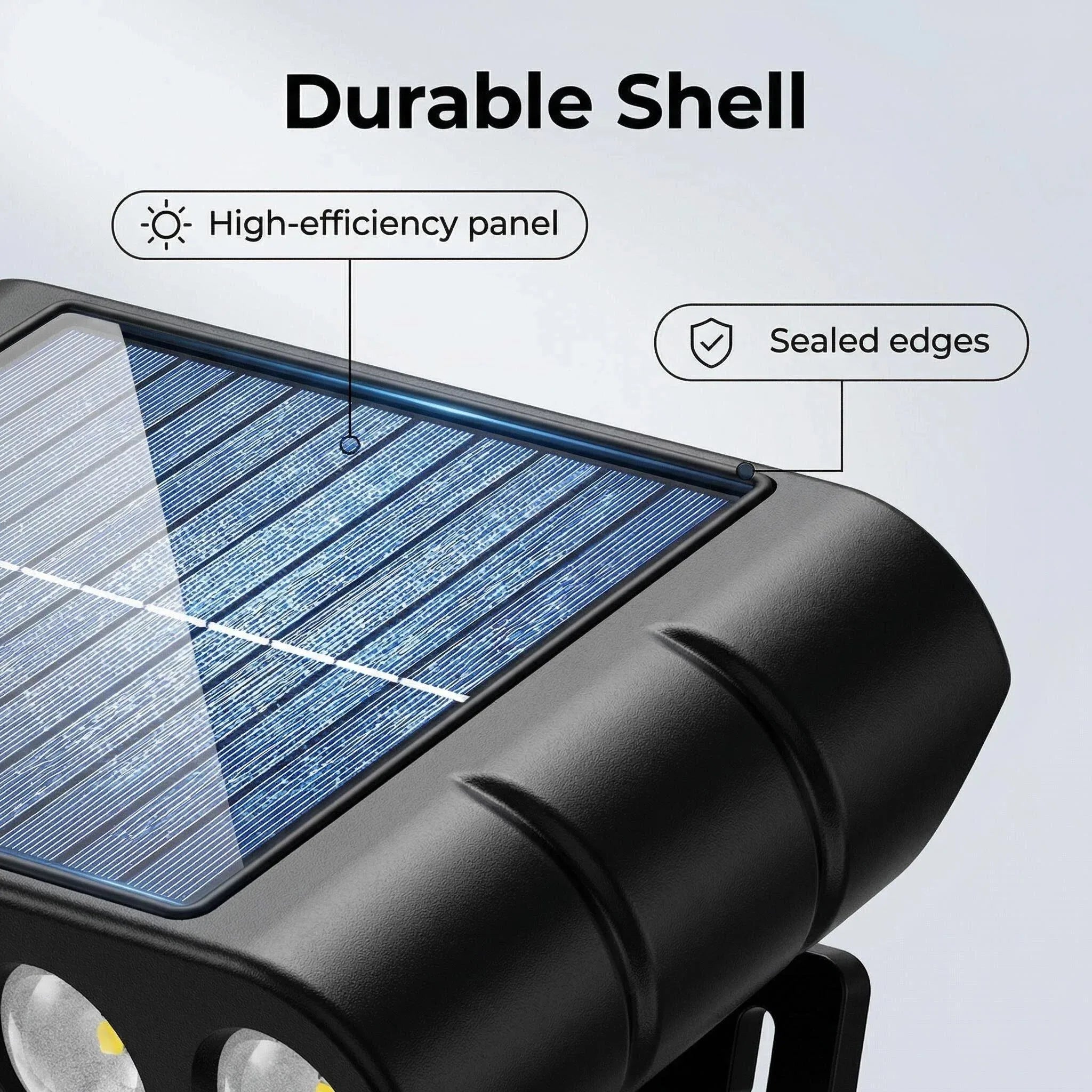 Solar Powered Outdoor Security Lamp