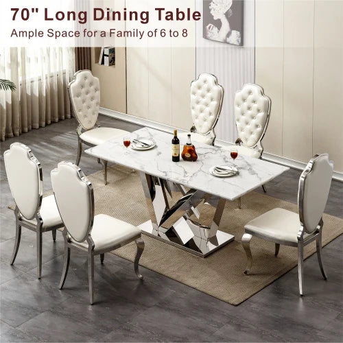 Marble 70" Dining Table