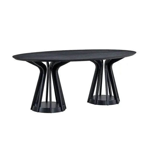 78"  oval dining table