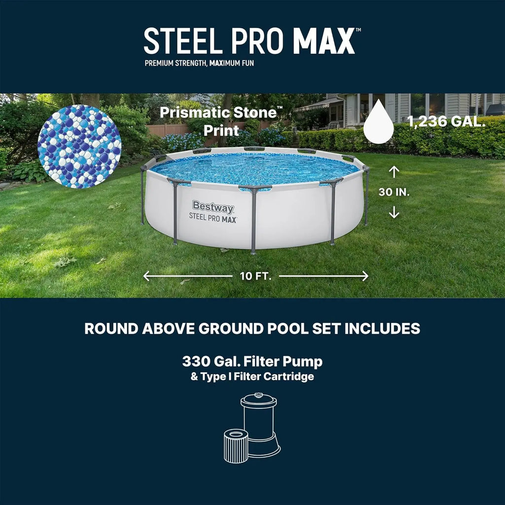 10' x 30" Above Ground Pool