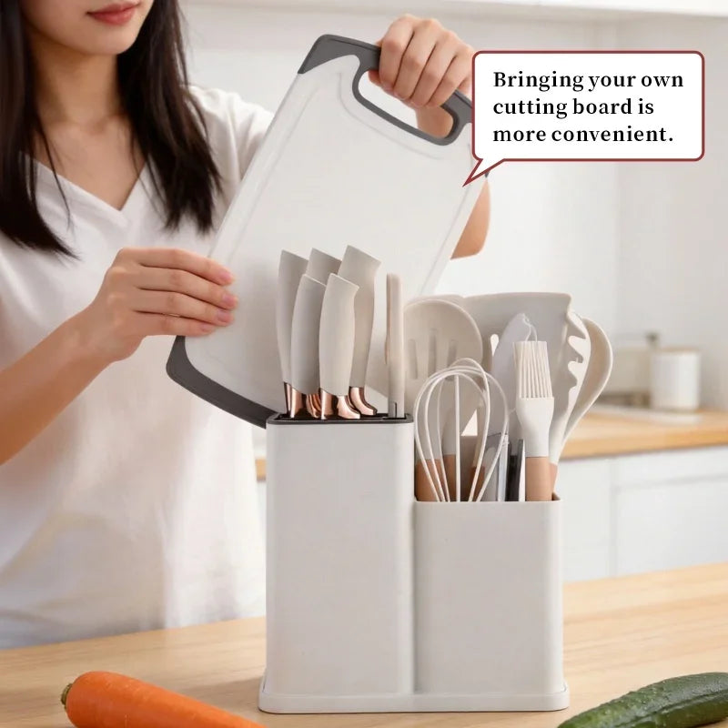 19-in-1 Knife & Utensil Set, Heat Resistant