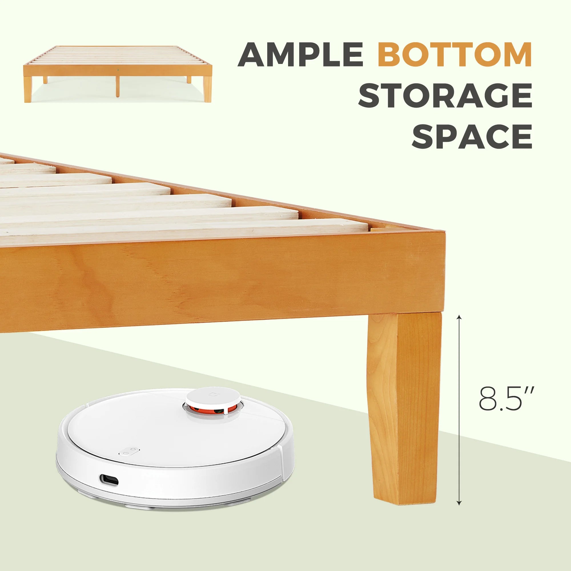 Solid Wood Bed Frame