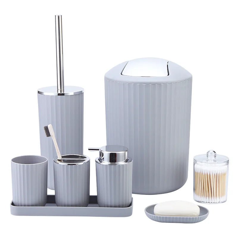 Bathroom Storage And Toiletry Set