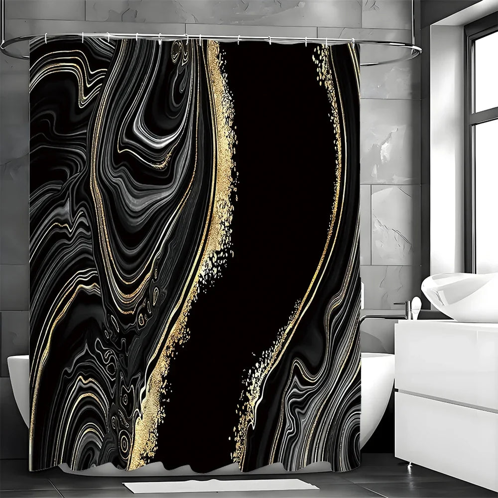 Abstract Background Shower Curtain