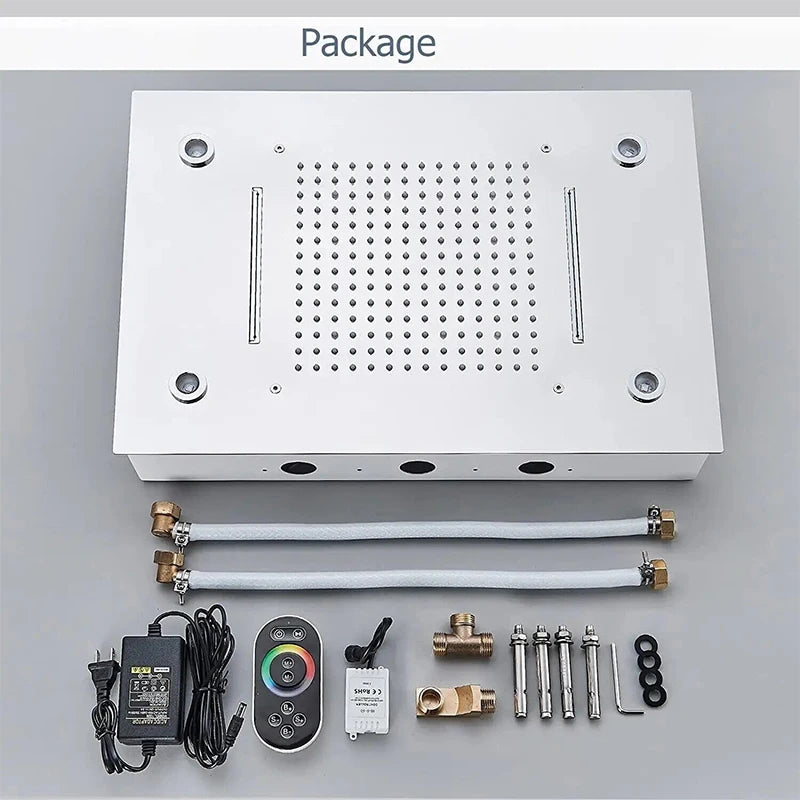 Ceiling Shower Head with LED Lights