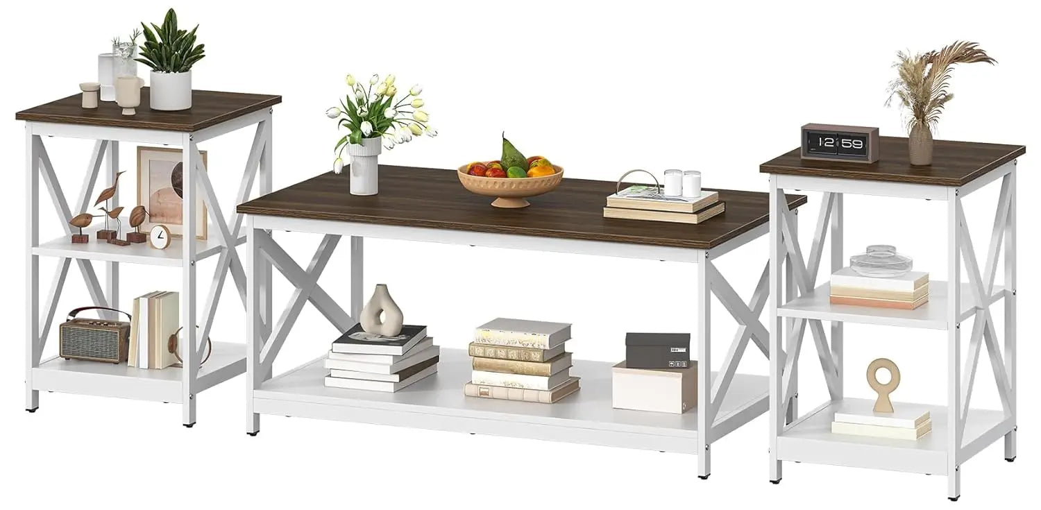 Living Room Coffee Table Set of 3