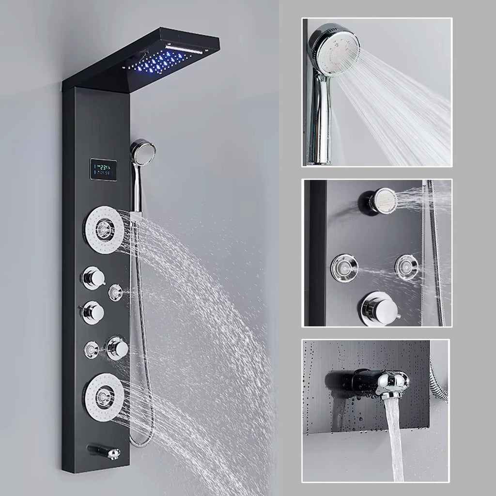 LED Shower Panel Faucet
