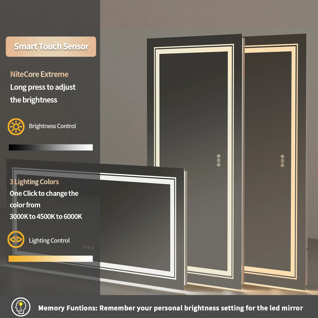 Illuminated LED Bathroom Mirror
