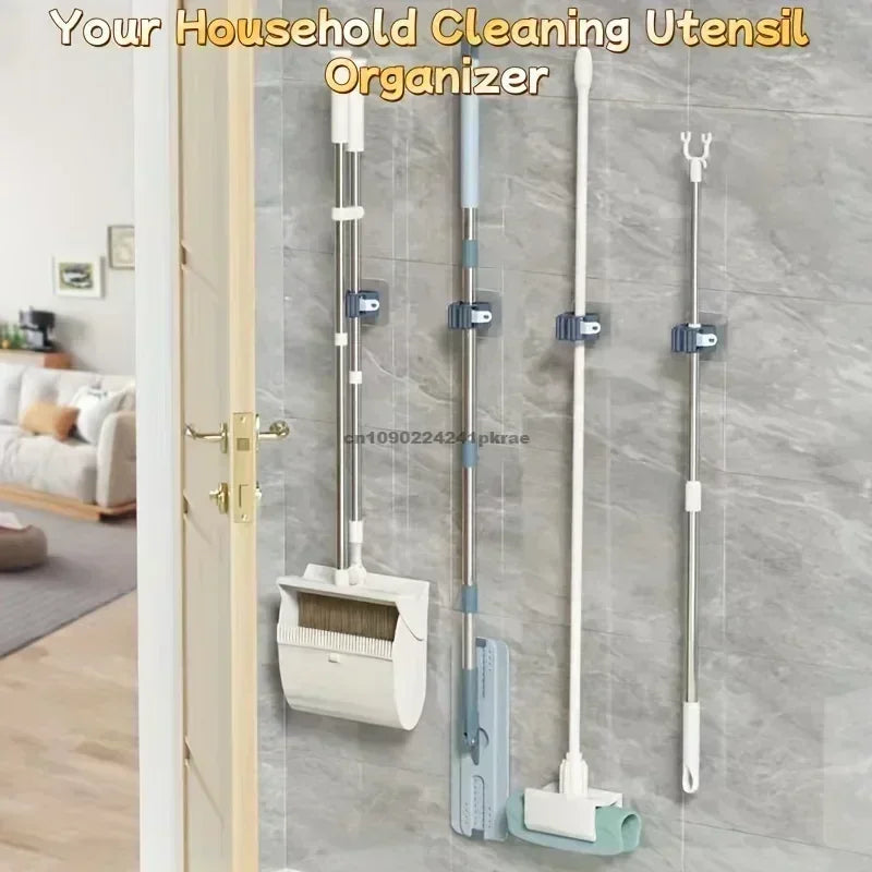 Self-adhesive Broom/Mop Holder