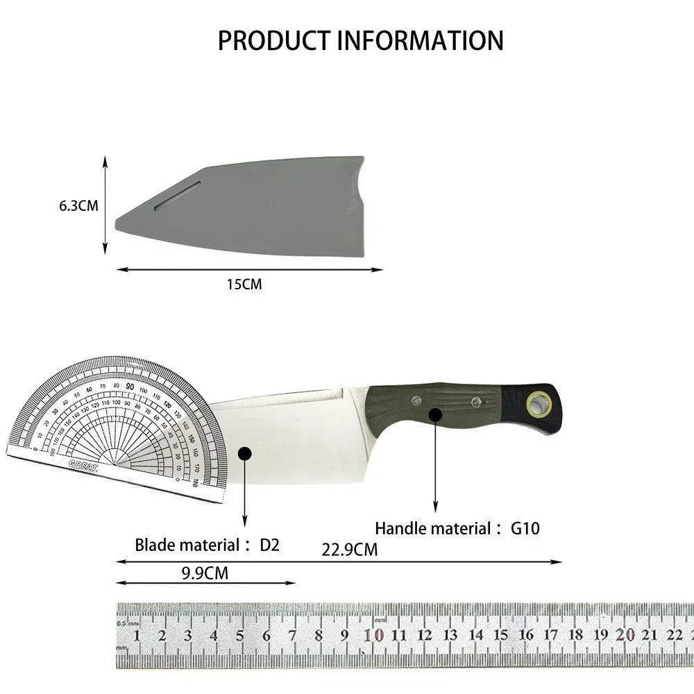 Outdoor Utility Style Full Tang Fixed Blade knife