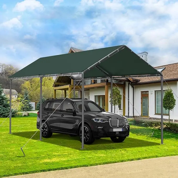 Heavy Duty Steel storage shed with Removable Sidewalls