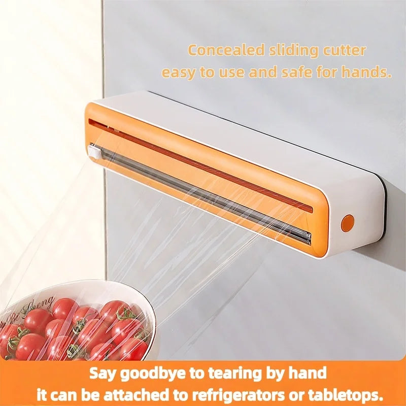 Plastic Wrap Dispenser with Cutter