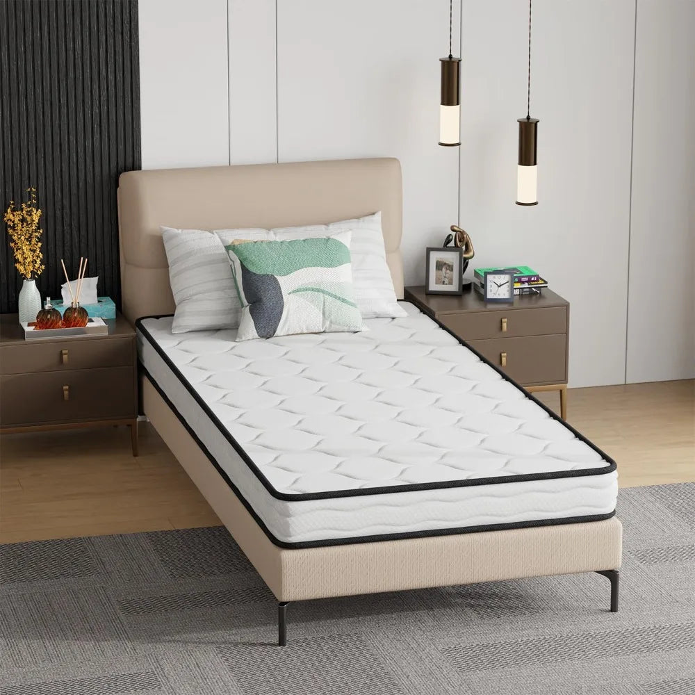 Hybrid Mattress With High-Density Foam, Breathable Cover, Pocket Spring Design
