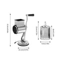 Stainless Steel Rotary Grater W/5 Blades