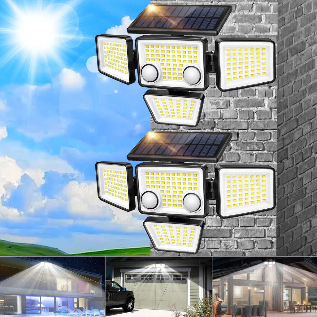 2 Pack Outdoor LED Motion Solar Lights