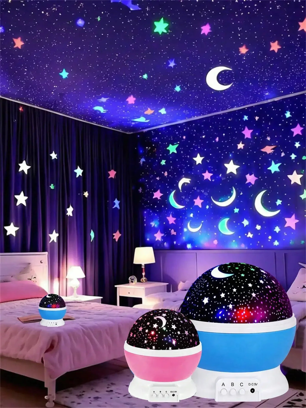 360° Rotating LED Projection Lamp