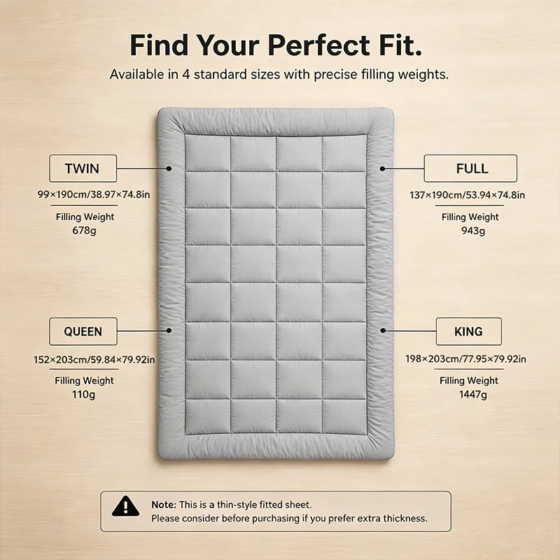 Mattress Protector Breathable Bedding Topper