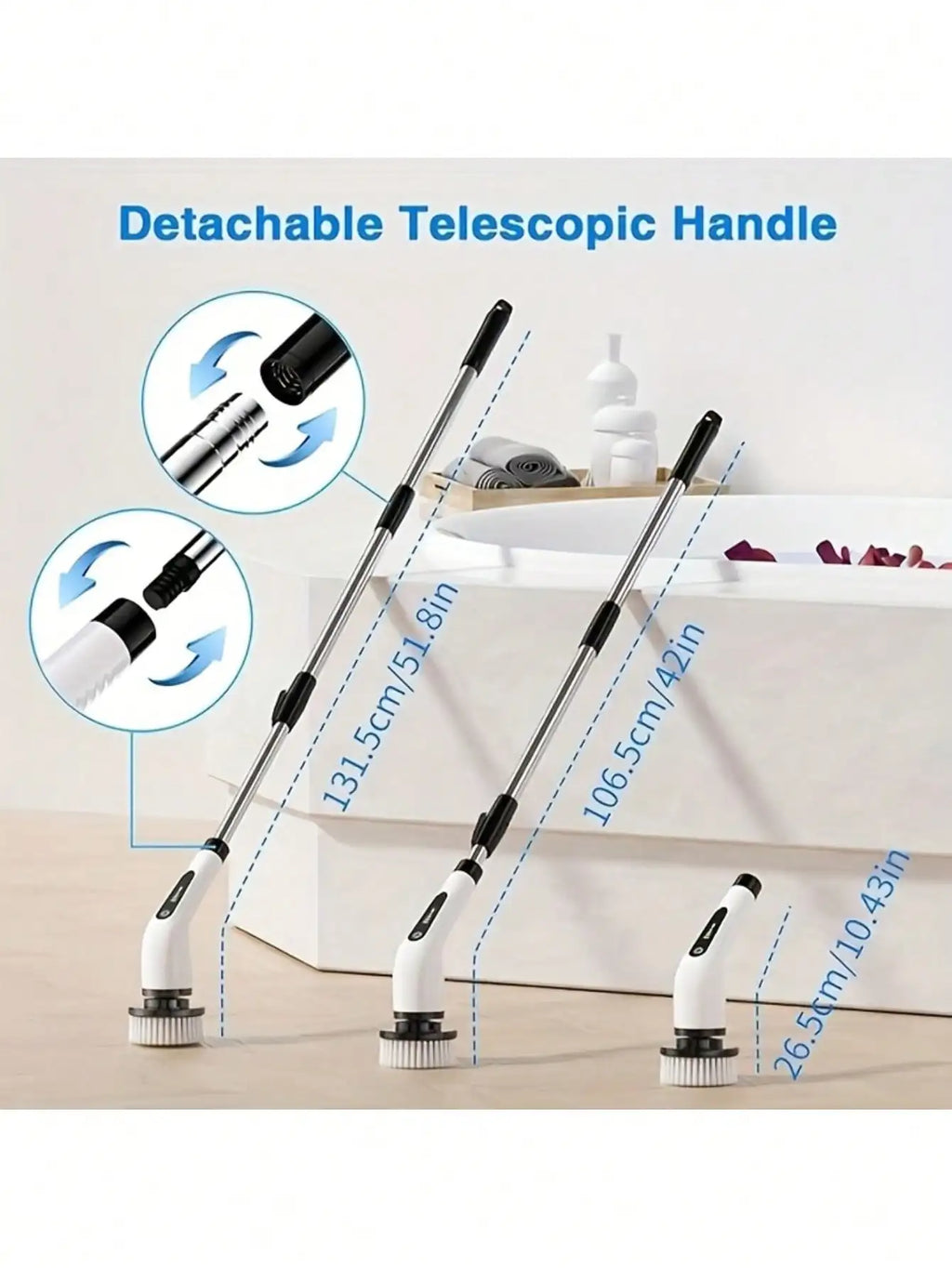 9 In 1 Electric Spin Scrubber Cordless