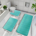 3 Pc. Memory Foam Bath Rug